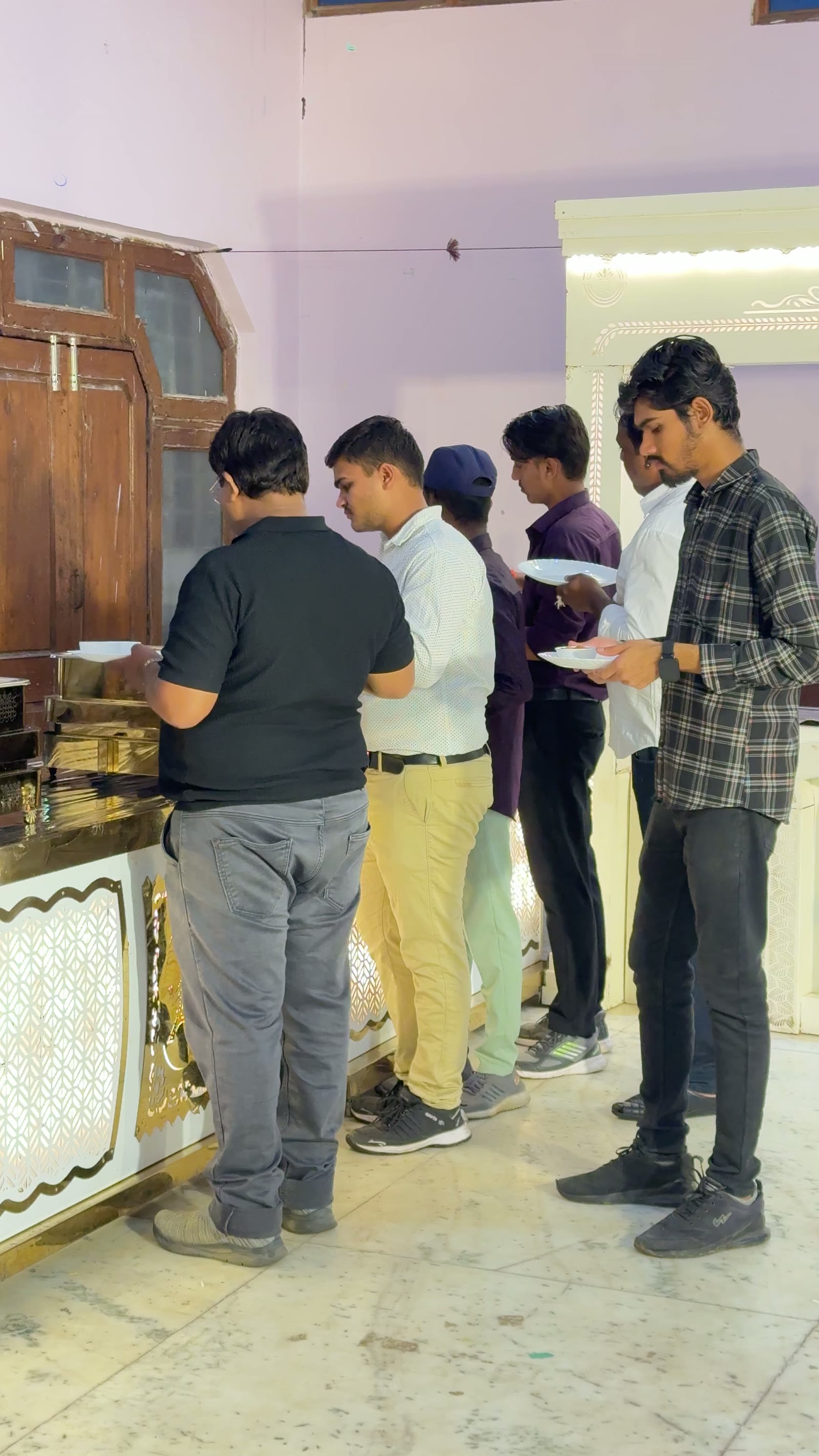 Guests at the Buffet