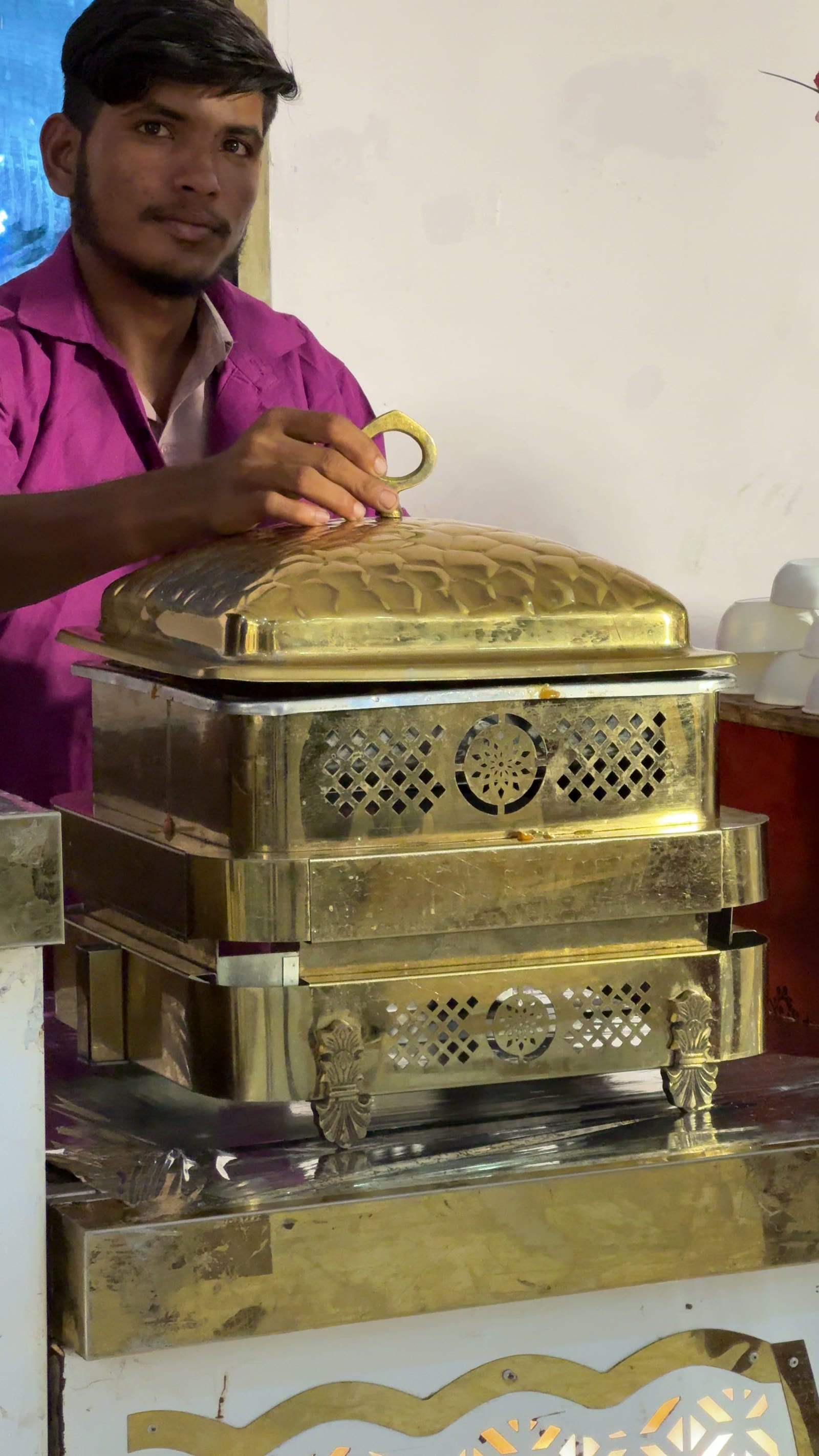 Royal Brass Chafing Service
